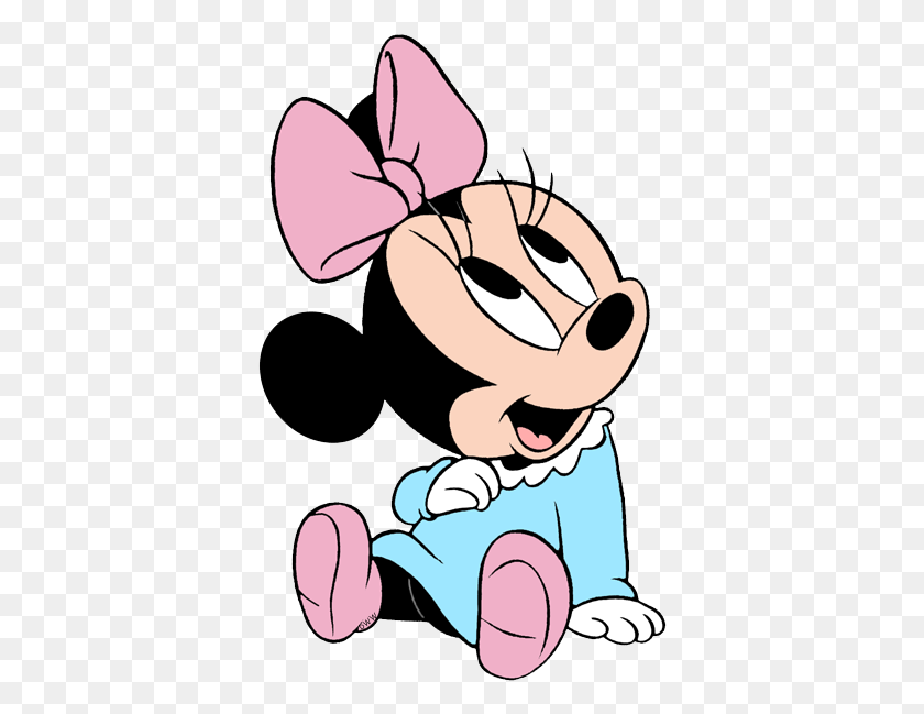 372x589 Baby Minnie - Imágenes Prediseñadas De Baby Minnie Mouse