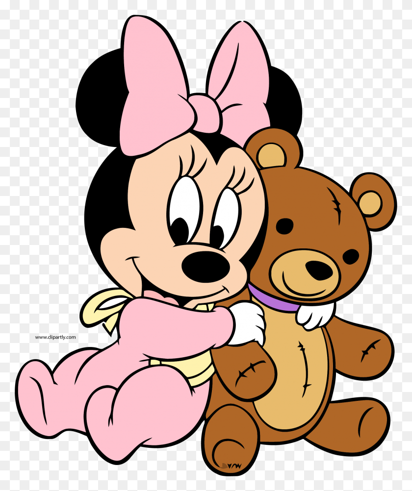 1822x2202 Baby Minnie Bear Toy Clipart Png - Bebé Png