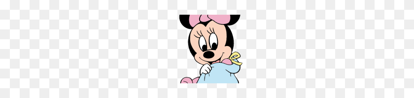 200x140 Bebé Minnie Imágenes Prediseñadas De Minnie Mouse Mickey Mouse Pluto Daisy Duck - Imágenes Prediseñadas De Minnie