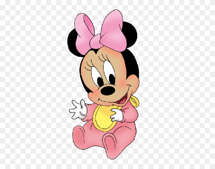 600x600 Baby Minnie Mouse - Baby Mickey Mouse Clipart