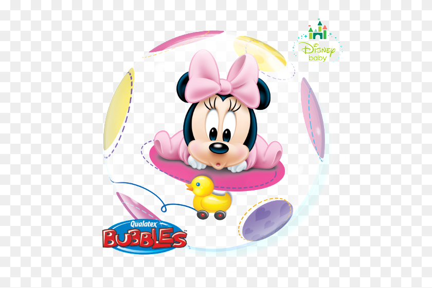 503x501 Baby Minnie Mouse Bubble Balloon Free Delivery - Baby Minnie Mouse PNG
