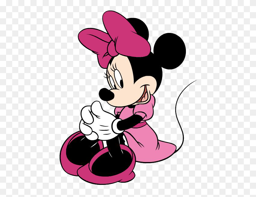 467x587 Baby Minnie Mouse Clip Art Png - Minnie Mouse Ears Clipart
