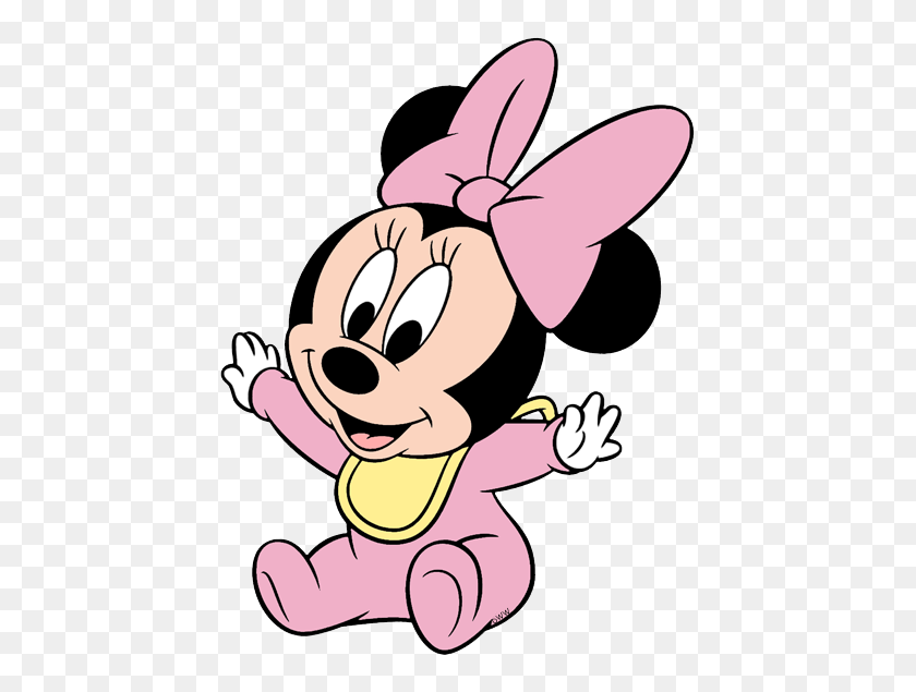 450x575 Baby Minnie Mouse Clipart Png For Free Download On Ya Webdesign - Bebe Clipart