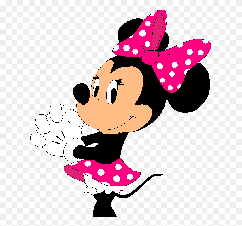 640x722 Baby Minnie Mouse Png - Baby Minnie Mouse Png