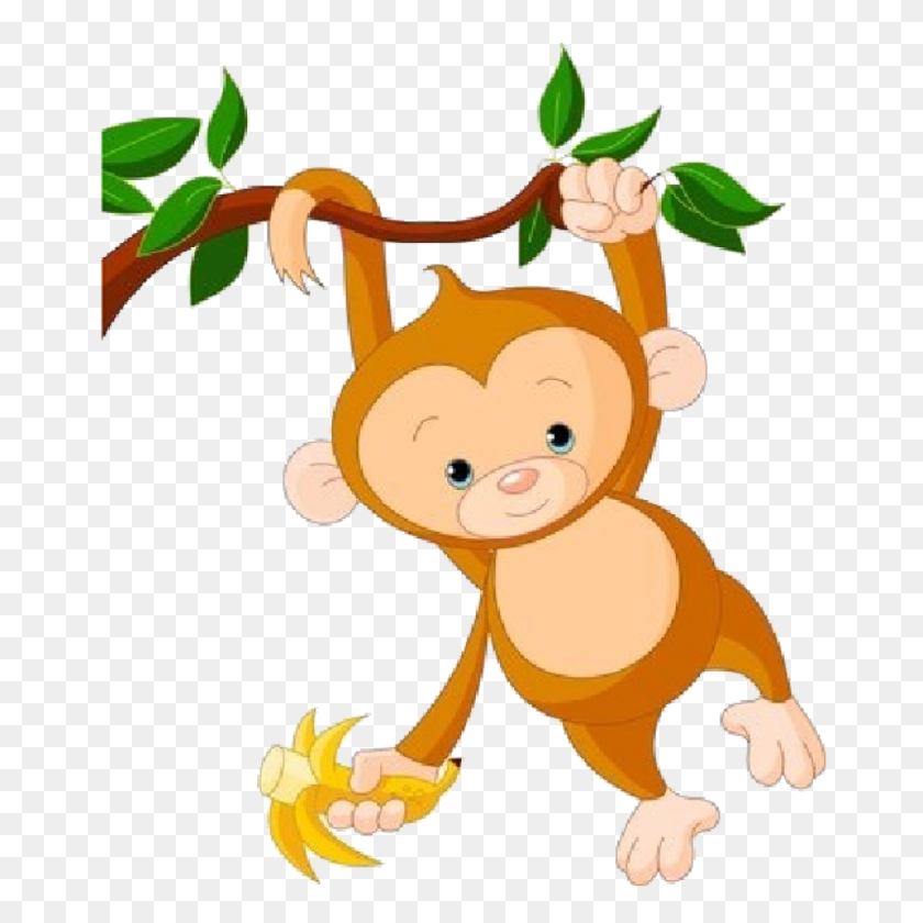 1024x1024 Baby Monkey Clip Art Free Clipart Download - Teacher Teaching Clipart