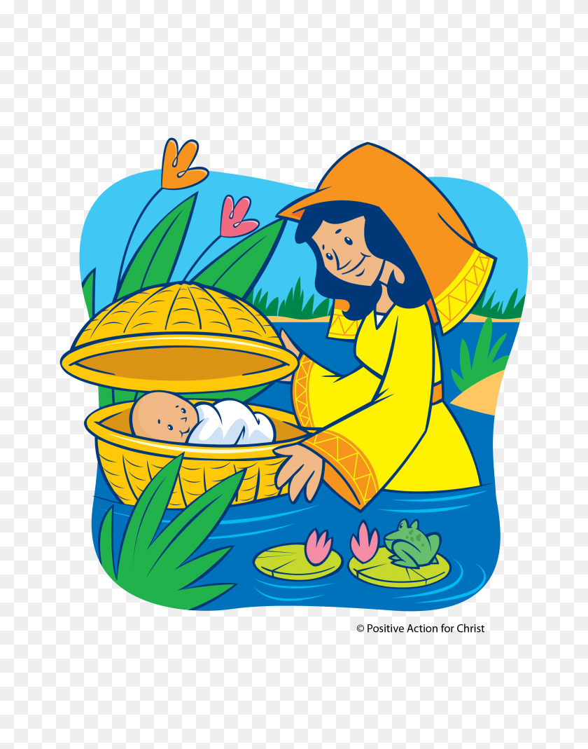 2550x3300 Baby Moses Clipart - Moses Clipart