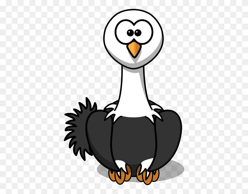408x597 Baby Ostrich Cliparts - Baby Eagle Clipart