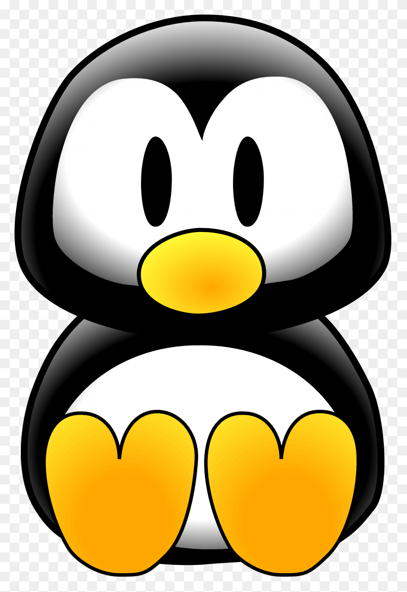 2373x3536 Baby Penguin Free Images - See You There Clipart