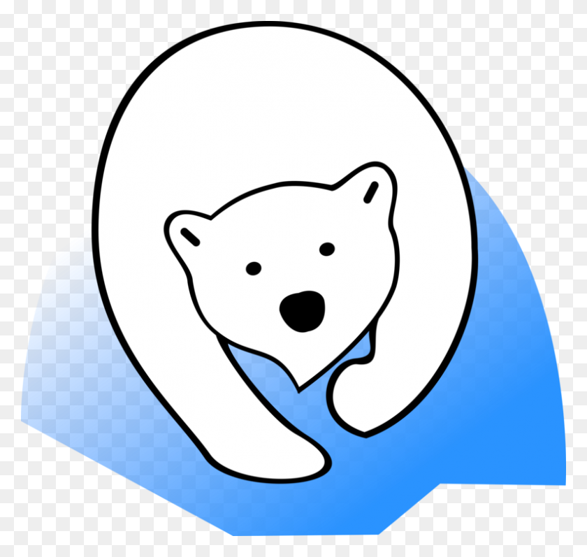 793x750 Baby Polar Bear Giant Panda Download - North Pole Clipart