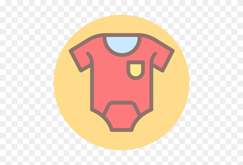 512x512 Baby Romper Circle Icon - Baby Icon PNG