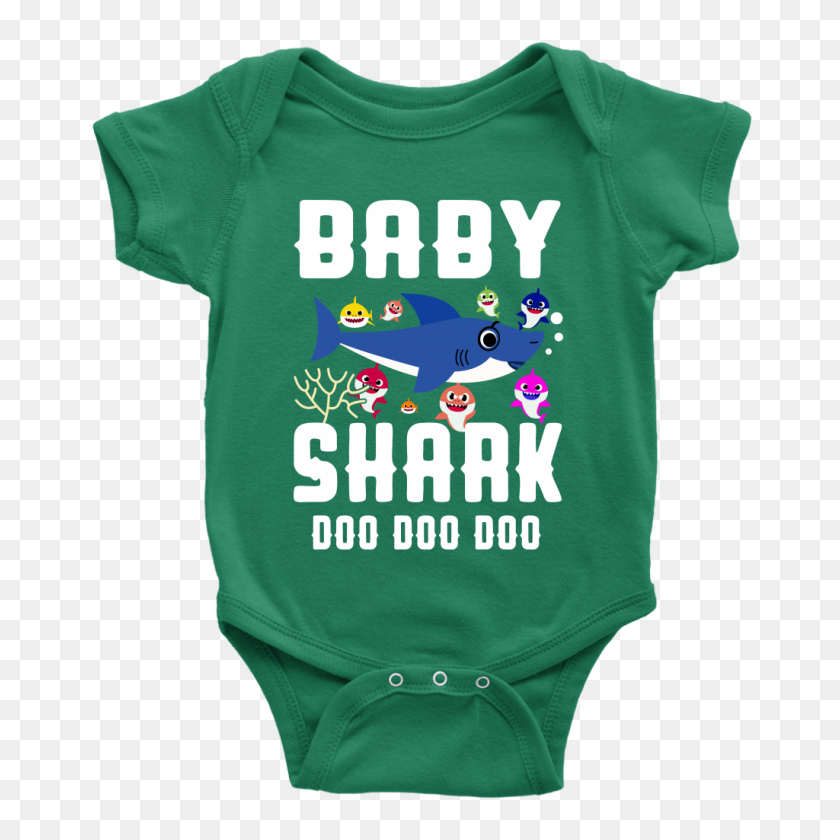 1024x1024 Bebé Tiburón Familia Camisetas Divertidas - Bebé Tiburón Png