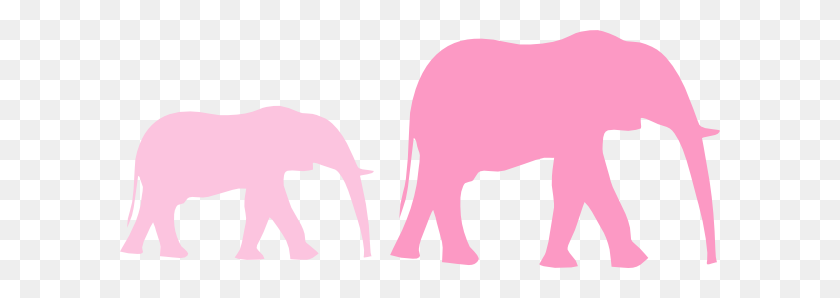 600x238 Baby Shower Elephant Clip Art - Pink Baby Bottle Clipart