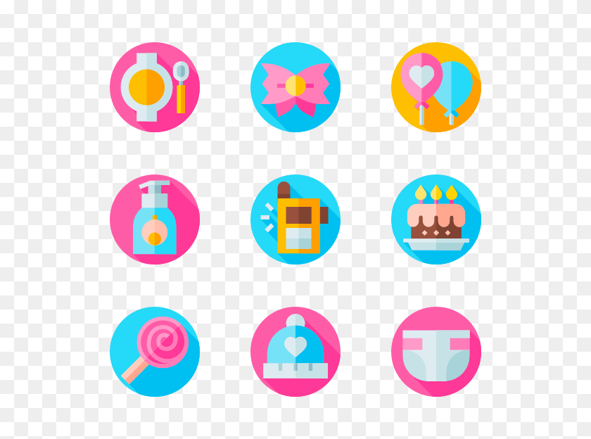 600x564 Baby Shower Icon Packs - Baby Shower PNG