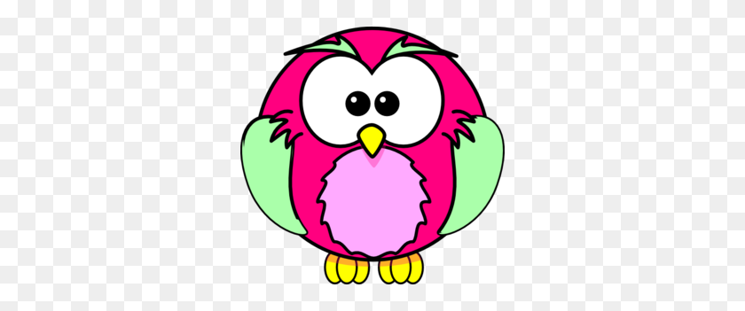 298x291 Baby Shower Pink Owl Clip Art - Pink Owl Clipart