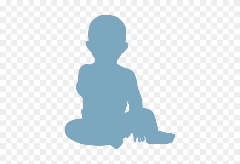 512x512 Baby Silhouette - Baby Silhouette PNG
