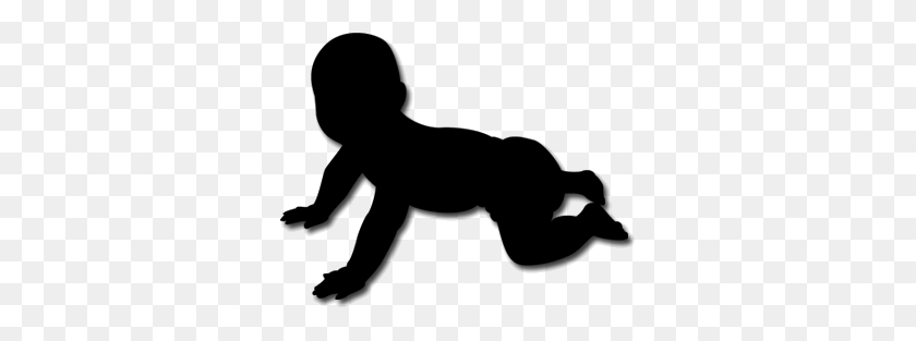 325x253 Baby Silhouette Silhouette, Baby - Baby Silhouette PNG