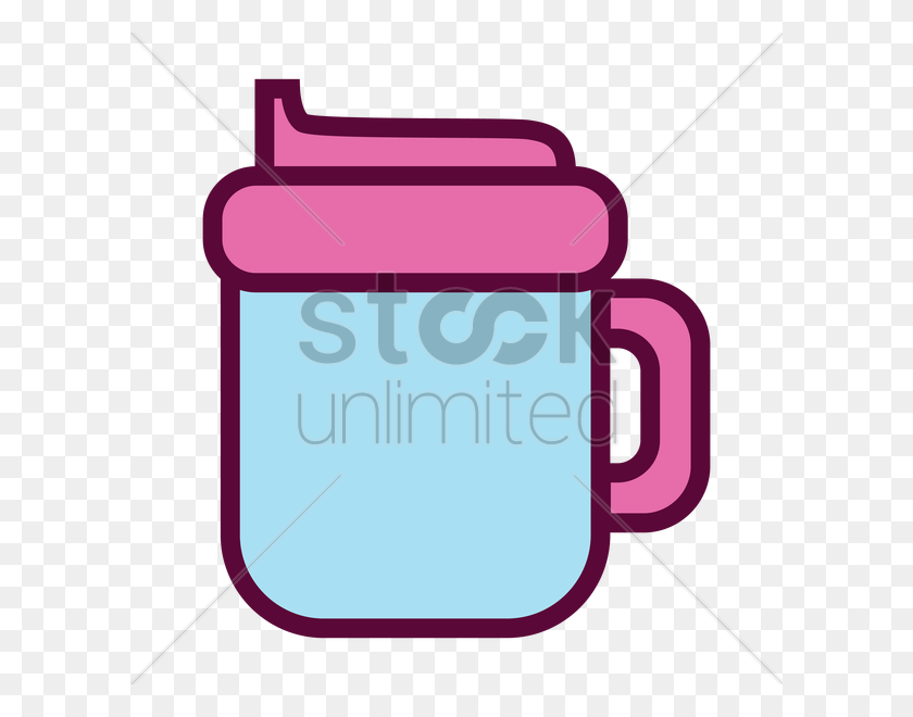 600x600 Baby Sippy Cup Vector Image - Sippy Cup Clipart