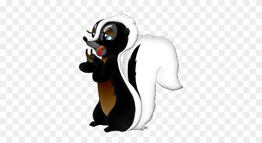 400x400 Baby Skunk Clipart Free Clipart - Thumper Clipart