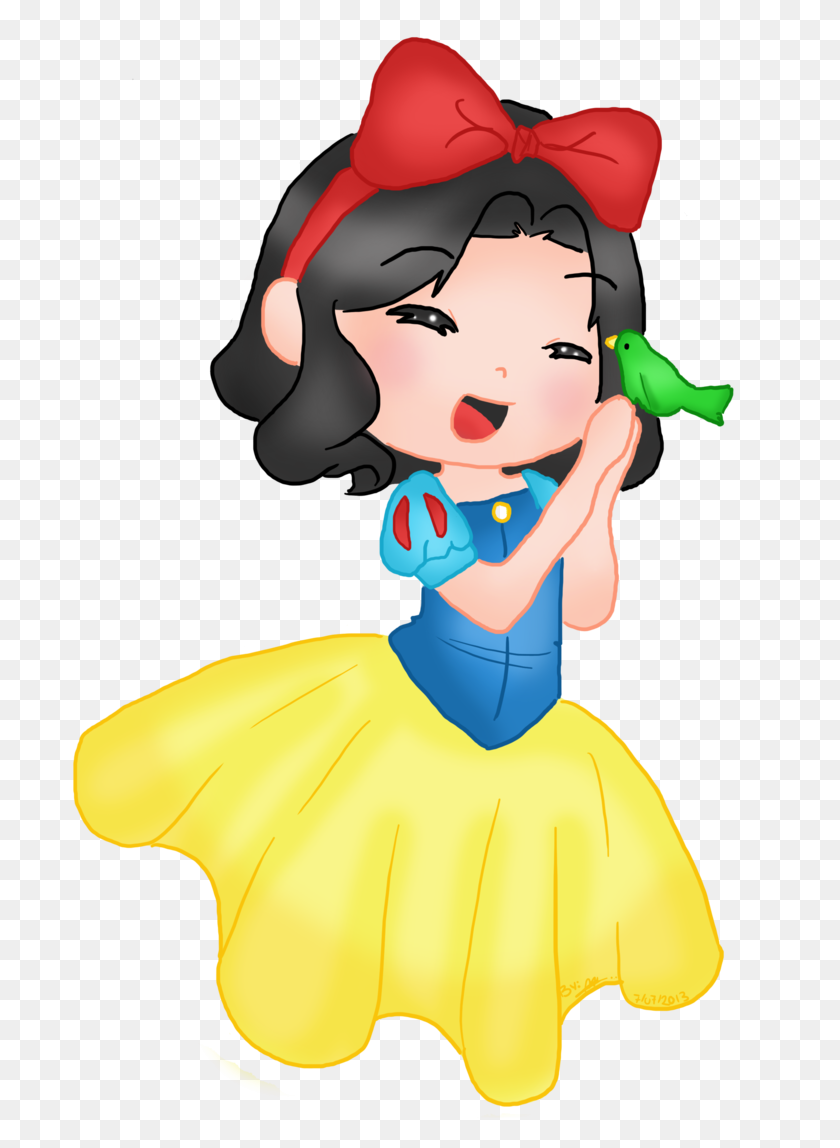 734x1088 Baby Snow White Png Png Image - Snow White PNG