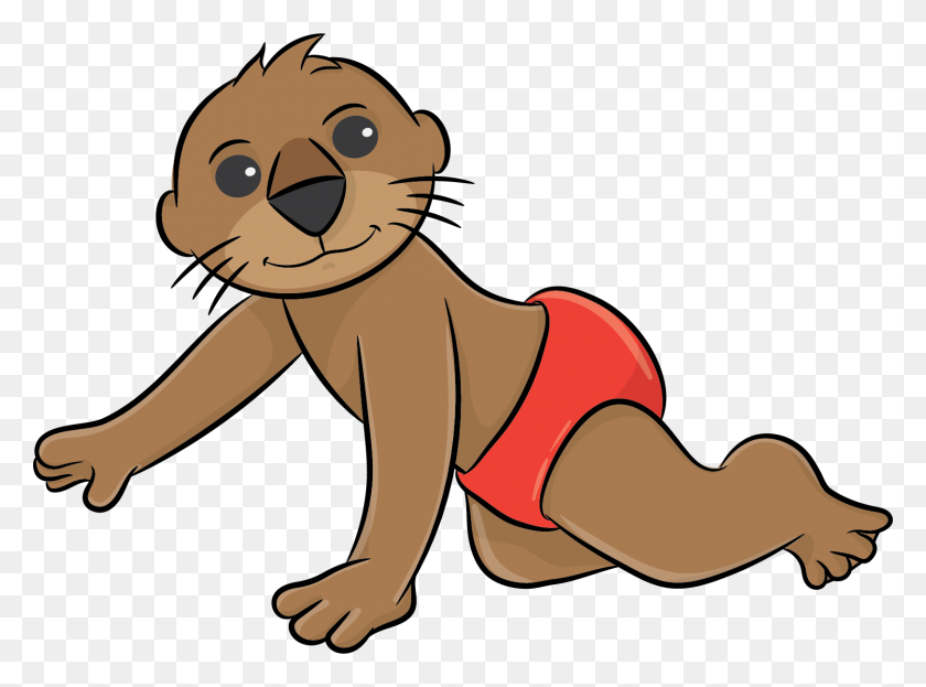 1621x1171 Baby Swim Lessons Charlotte Area Little Otter Swim School - Swimming Lessons Clipart