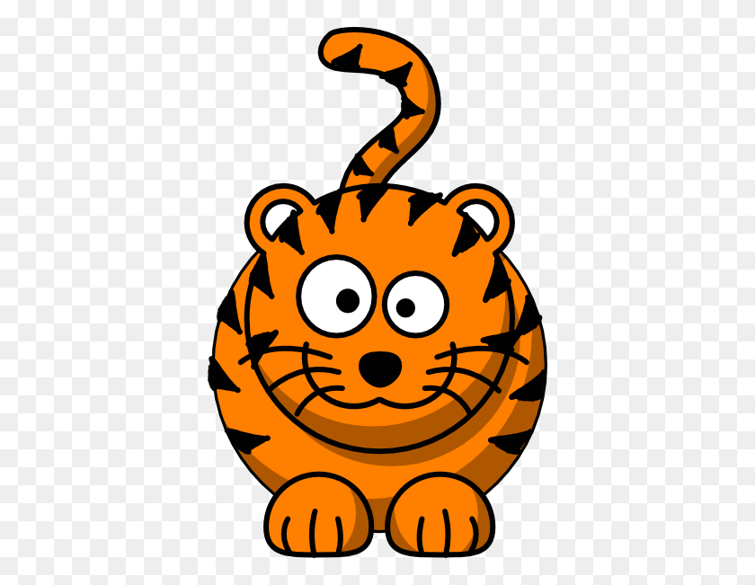 378x591 Baby Tiger Clipart Image - Tiger Clipart