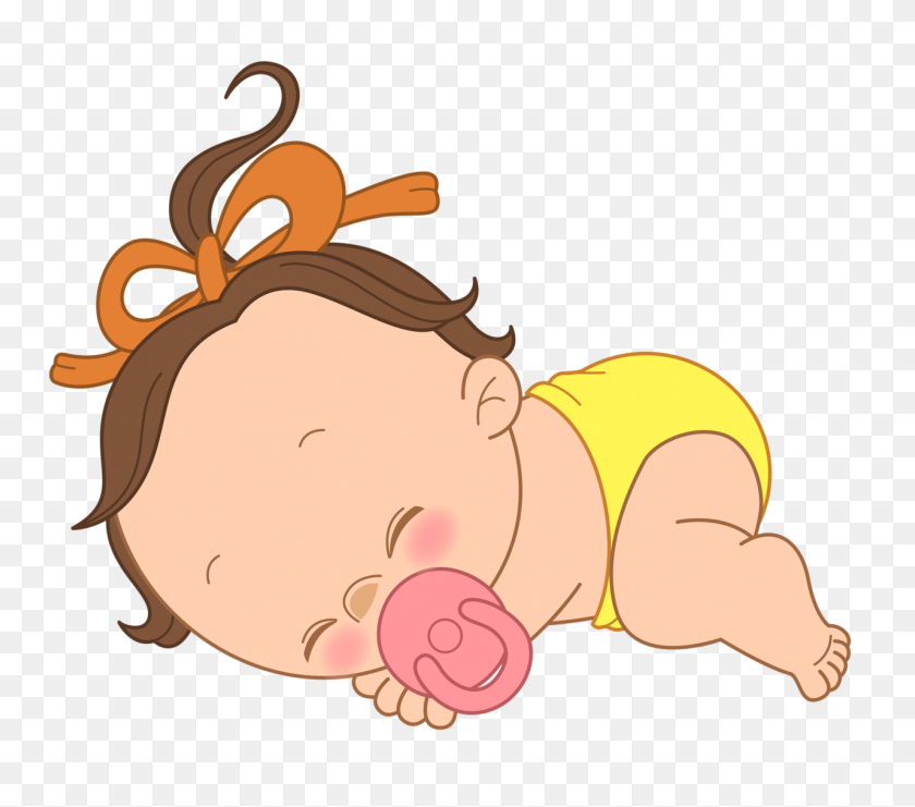 1280x1118 Babygirl Картинки Ребенка, Детский Душ - Спящий Ребенок Клипарт
