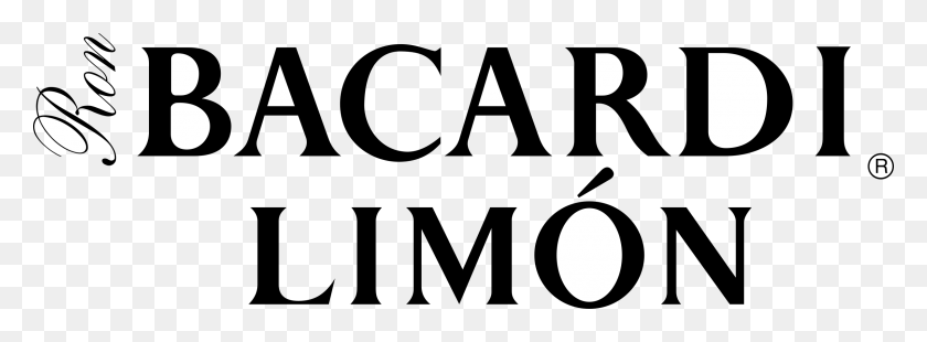 2400x772 Логотип Bacardi Limon Png С Прозрачным Вектором - Логотип Bacardi Png