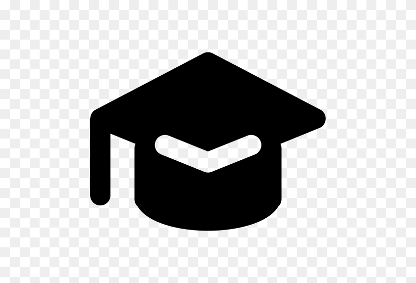512x512 Bachelor Cap Solid, Bachelor, Education Symbol Icon With Png - Education PNG