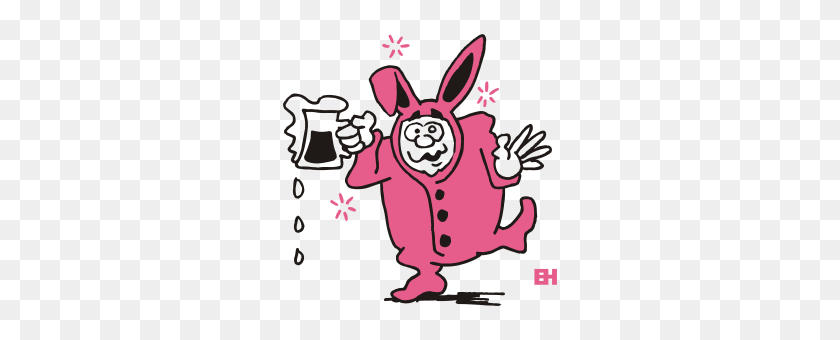 280x280 Bachelor Party In A Pink Bunny Suit Two Colors - Bachelor Party Clip Art
