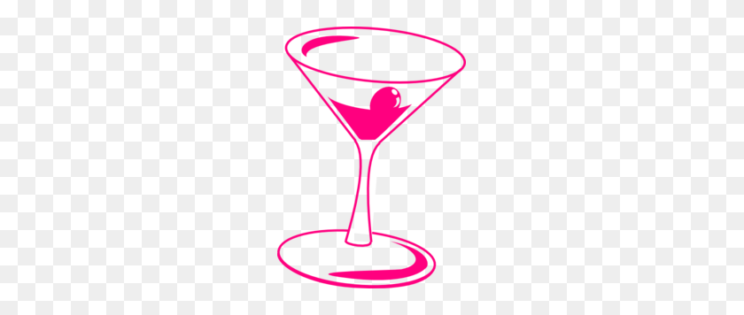 213x296 Bachelorette Pink Martini Clipart - Martini Clip Art