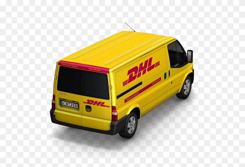 512x512 Back, Dhl Icon - Back Of Car PNG