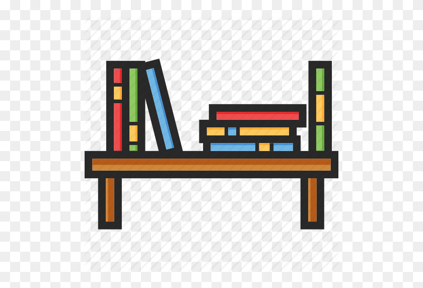 512x512 Back To School, Books, Bookshelf, Study Icon - Bookshelf PNG