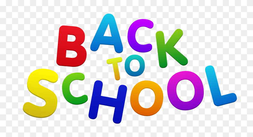 3971x2014 Back To School Colorful Png - Free Back To School Clipart