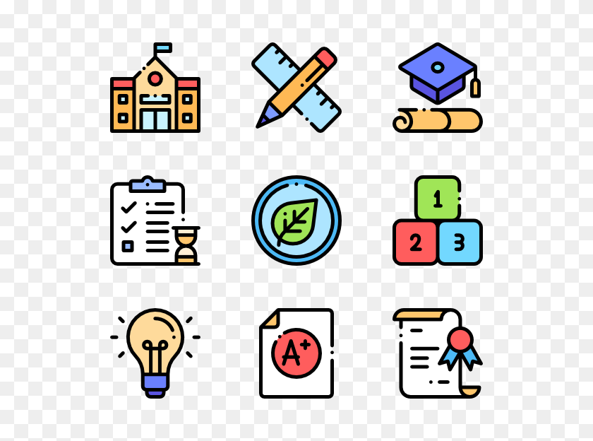 600x564 Back To School Free Icons - Back To School PNG
