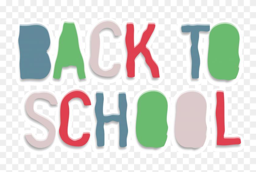 3761x2444 Back To School Modern Style Png - Free Back To School Clipart
