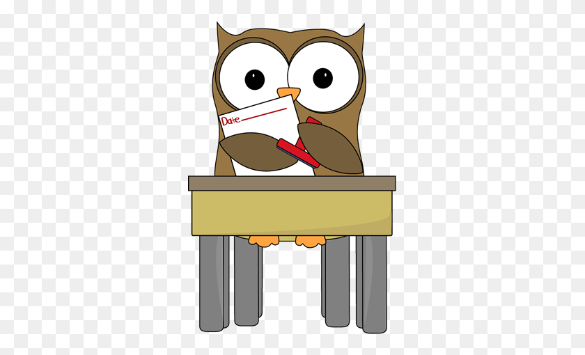 299x450 Back To School Owl Clipart - Get Dressed For School Clipart