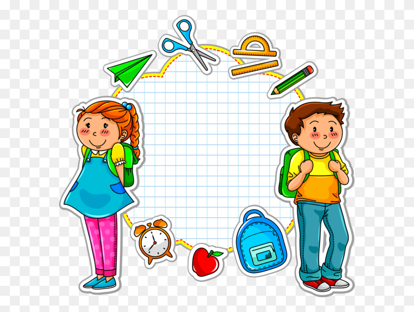 600x573 Back To School Png Images Transparent Free Download - Back To School PNG