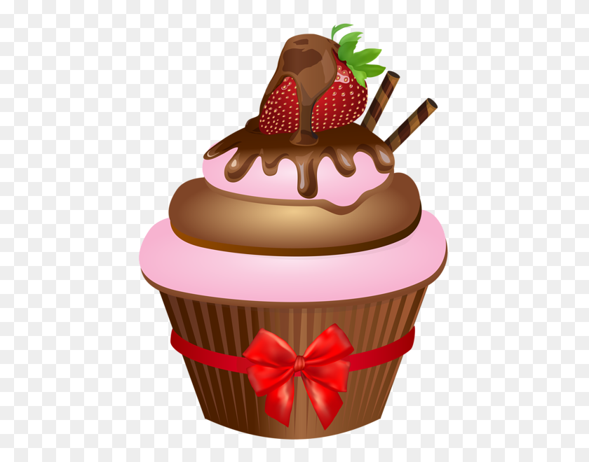 450x600 Back To The Drawing Broad - Strawberry Cake Clipart