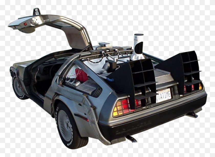 843x600 Back To The Future Car - Back To The Future PNG