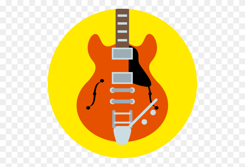 512x512 Back To The Future, Gibson, Guitar, Instrument, Music Icon - Back To The Future PNG