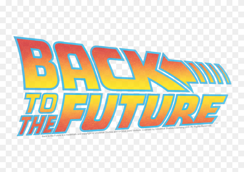 864x592 Back To The Future Logo Men's Ringer T Shirt - Back To The Future PNG