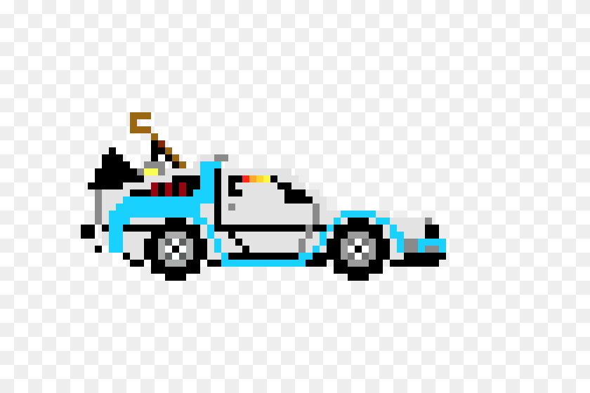 770x500 Back To The Future Pixel Art Maker - Back To The Future Clipart