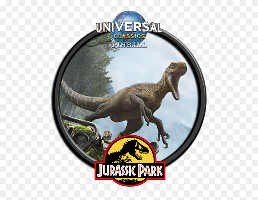 1365x1035 Backglass Pinball Jurassic Parck - Jurassic World PNG