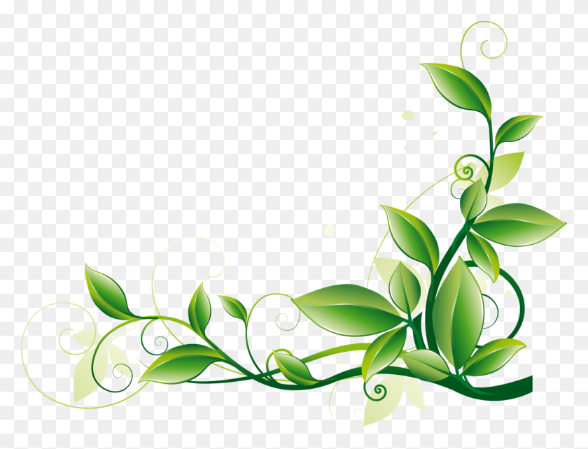 1280x956 Backgrounds, Borders And Frames - Plant Border Clipart