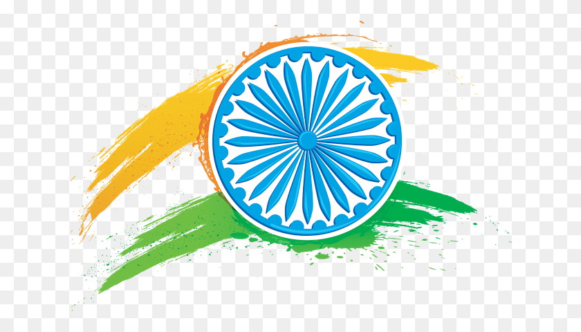 640x420 Backgrounds In Vector - Indian Flag PNG