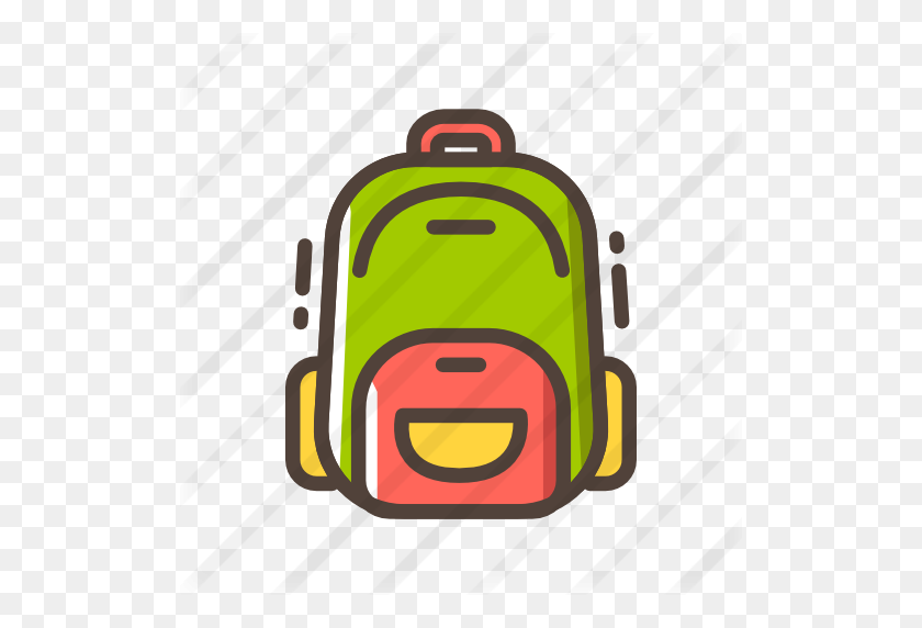 512x512 Backpack - Hiking Backpack Clipart