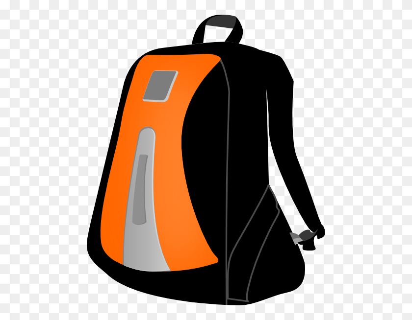 486x594 Backpack Clip Art - Backpack Clipart Free