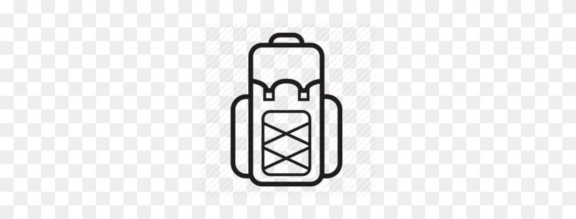 260x260 Backpack Clipart - Ice Bag Clipart