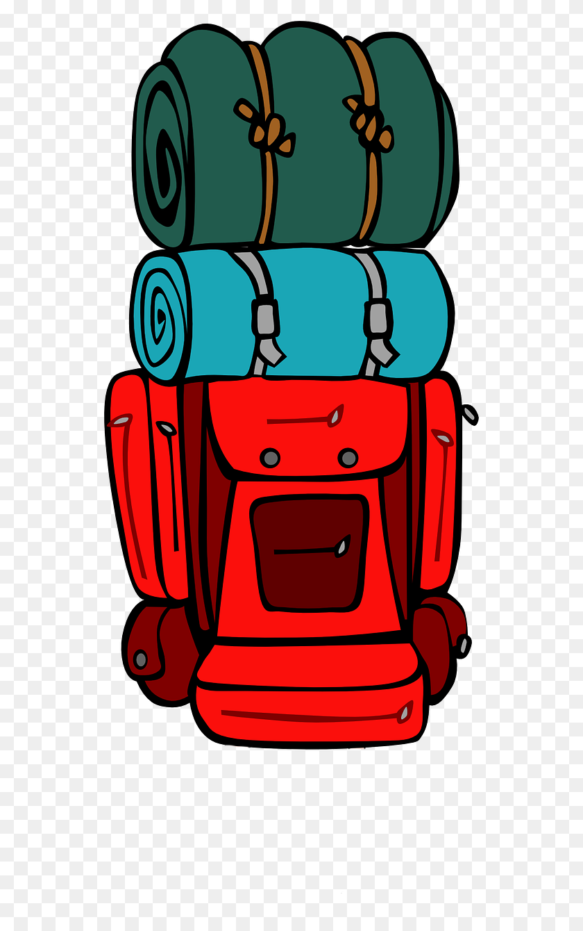 640x1280 Backpack Clipart, Suggestions For Backpack Clipart, Download - Travel Bag Clipart