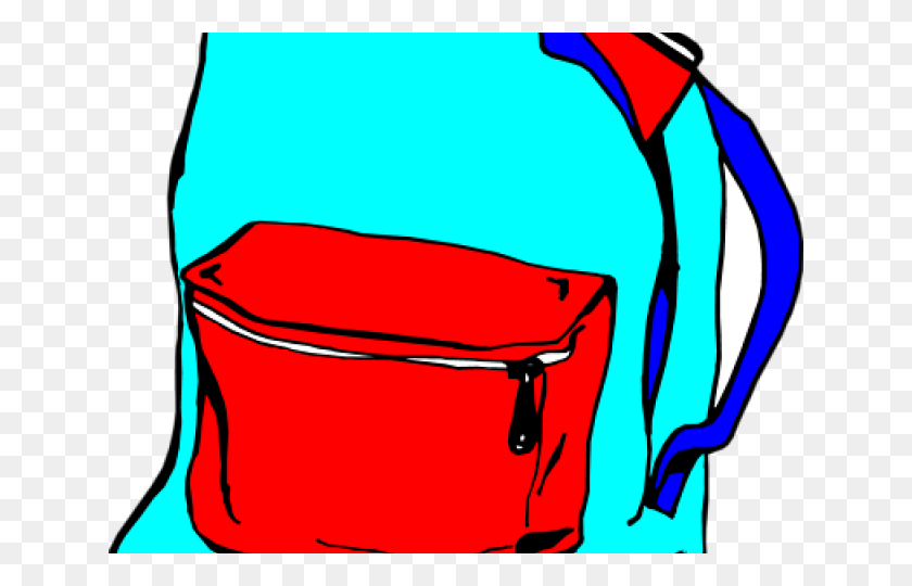 640x480 Backpack Clipart Unzip - Backpack Clipart PNG